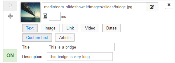 slideshowck slidesmanager options text custom